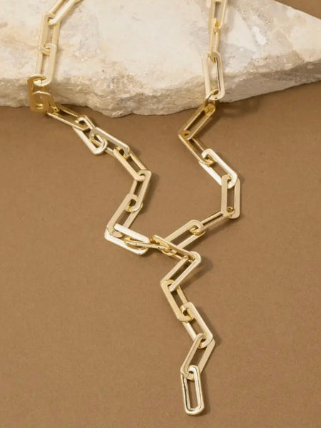 Paperclip Chain Lariat