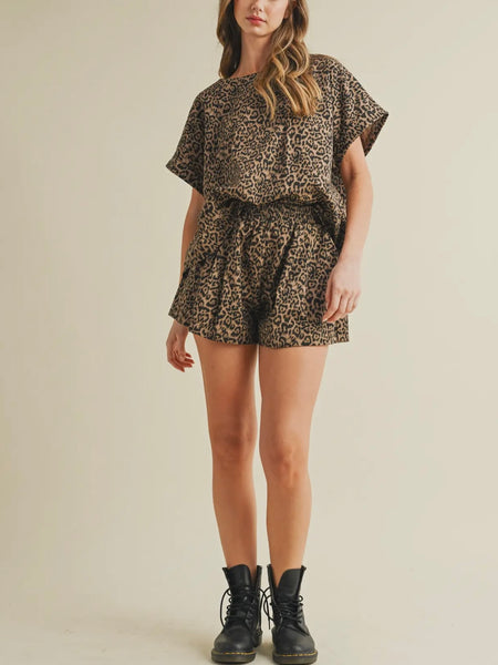 Hear Me Roar Set in Brown Leopard