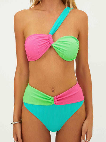 Lena Bottom in Strawberry Ice Colorblock