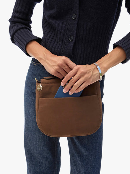 Turnlock Louis in Choco Bar Smooth Nubuck