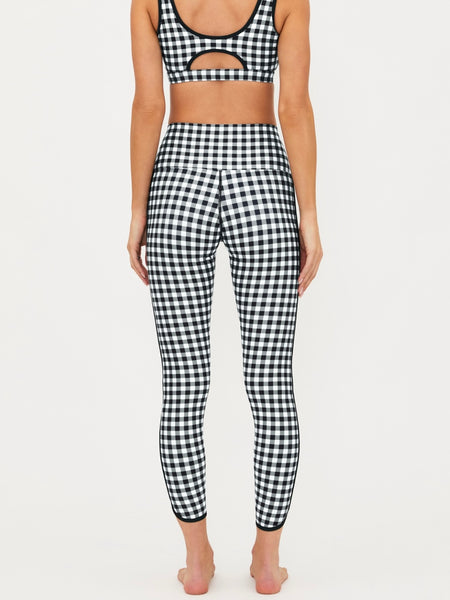 Rella Legging in Slate Gingham