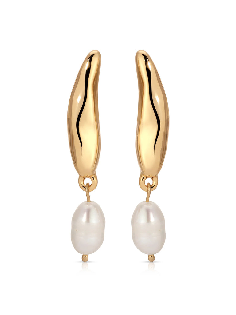 Liquid Luxe Pearl Earrings