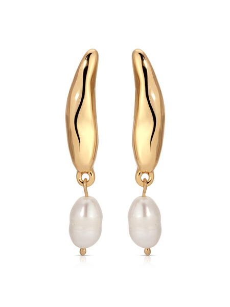 Liquid Luxe Pearl Earrings