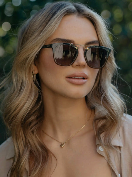 Demi Sunnies in Desert Sage & Brown
