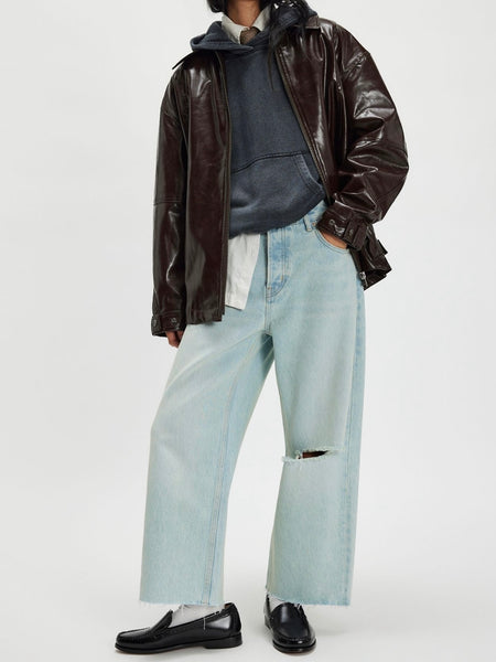 Sloane Vegan Jacket in Chocolate