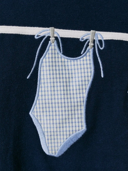 American Girl Tee in Navy