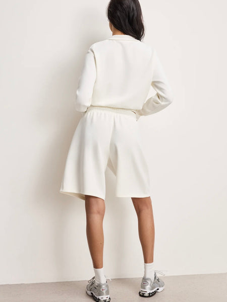 Air Soft Scuba Shorts in Cloud White