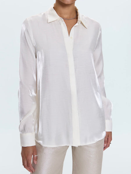 Tilda Button Up in Ecru
