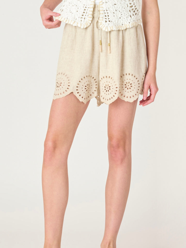 In The Suitcase Short in Linen