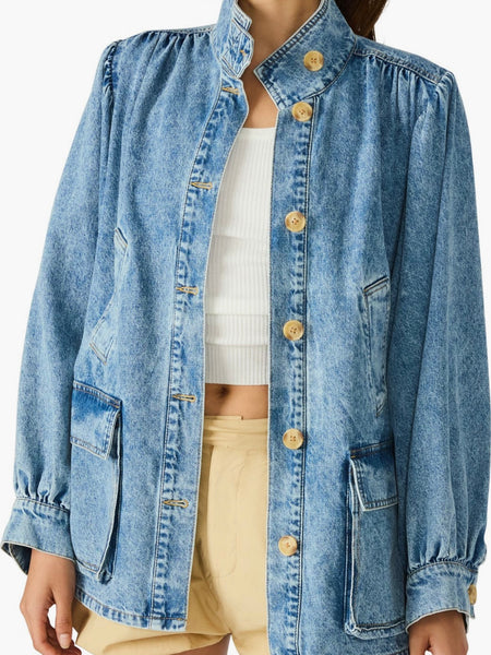 Marceline Jacket in Forever Blue