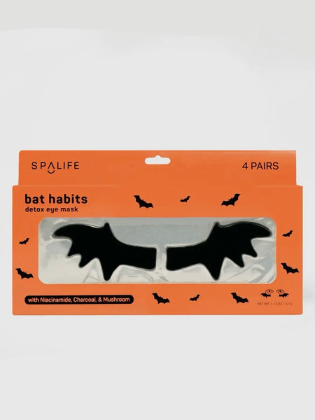 Halloween Bat Undereye Masks 4pk