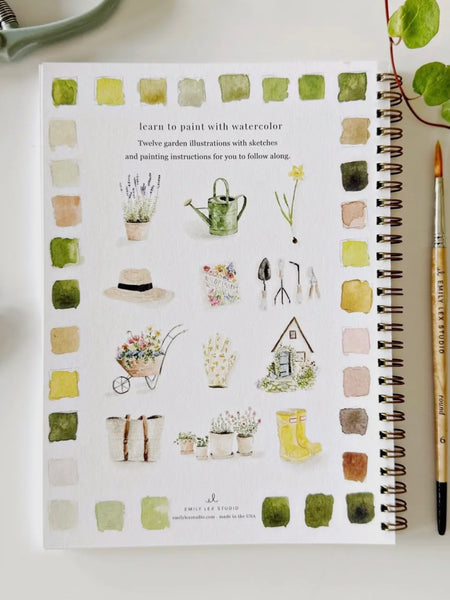 Garden Watercolor Workbook