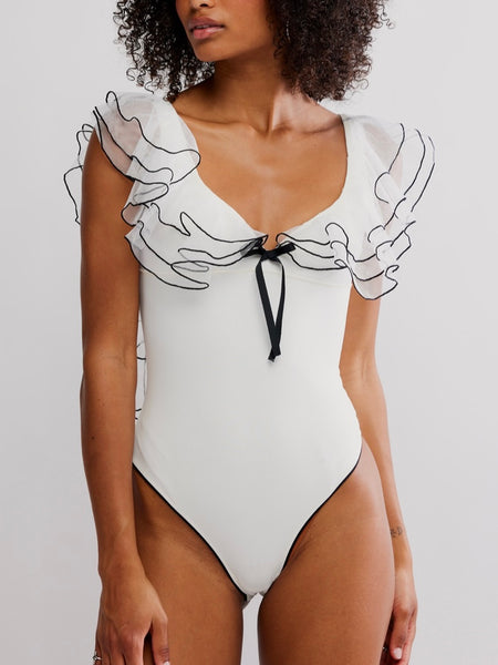 Sugar Rush Bodysuit in Ivory