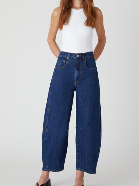Deep Down Barrel Jean in Dark Indigo