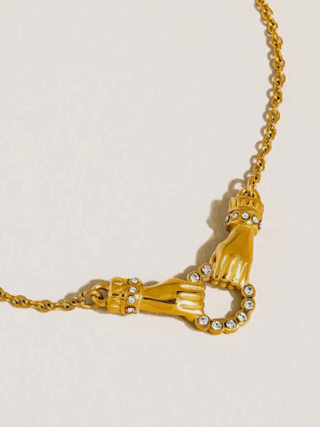 Brissonne Double Hand Necklace