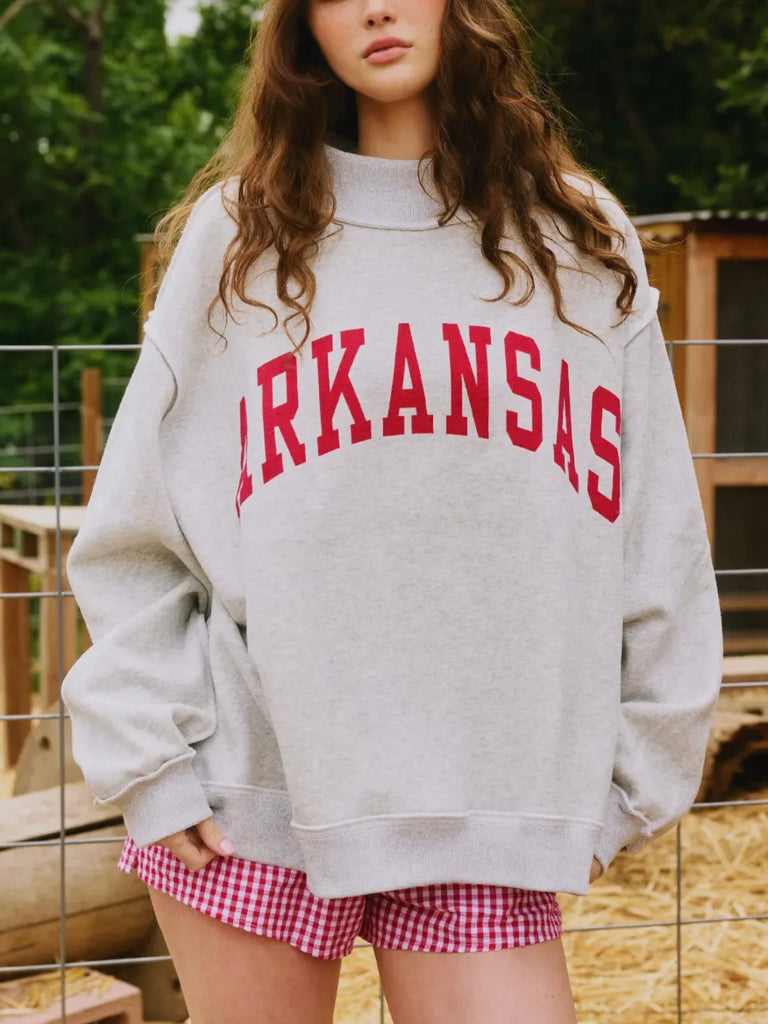 AR Reversible Sweatshirt in Grey