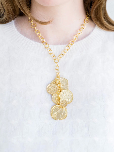 Layered Coin Necklace