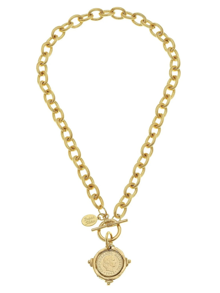 Coin Toggle Necklace