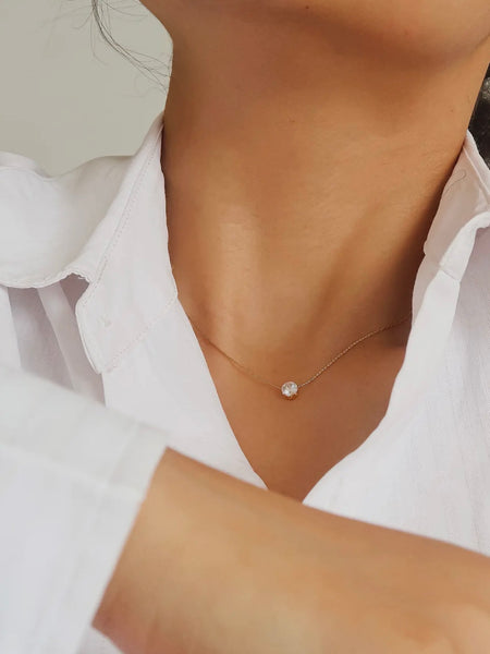 Ciara Petite CZ Necklace