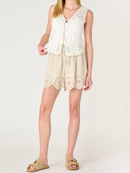 In The Suitcase Short in Linen