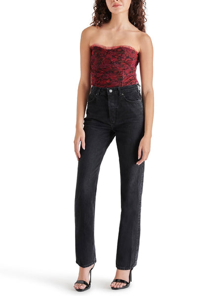 Sybil Bodysuit in Dark Fuchsia