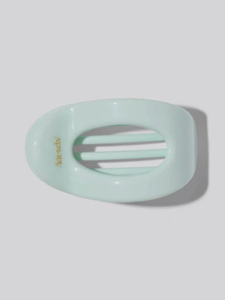 Recycled Plastic Small Flat Cloud Clip in Sage Leaf