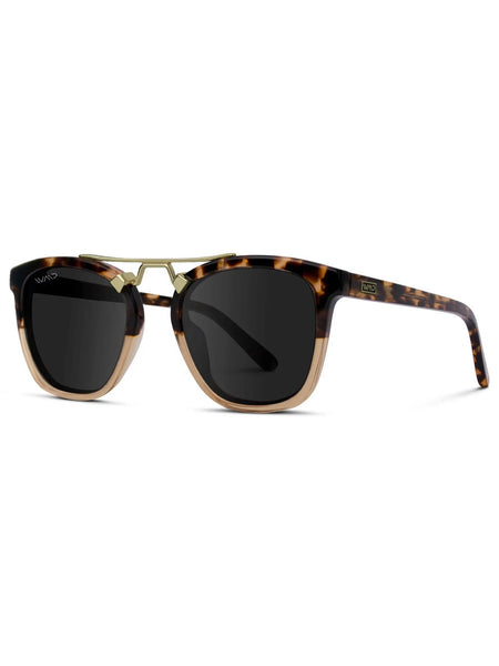 Demi Sunnies in Brown Tortoise & Black