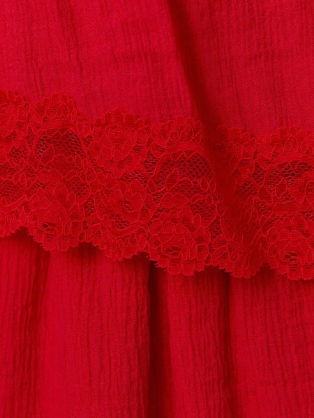 All Weekend Long Romper in Red