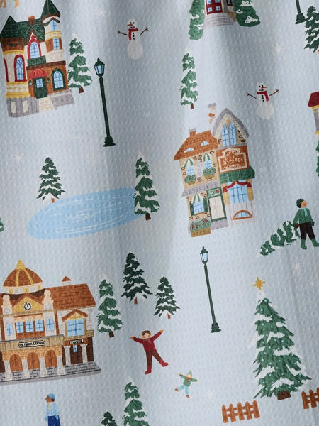 Holiday Nostalgia Luxe Kitchen Towel