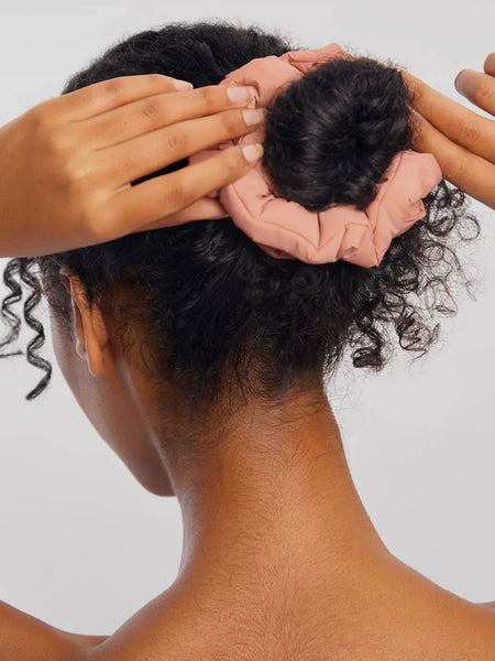 Recycled Fabric Cloud Scrunchies 3pc