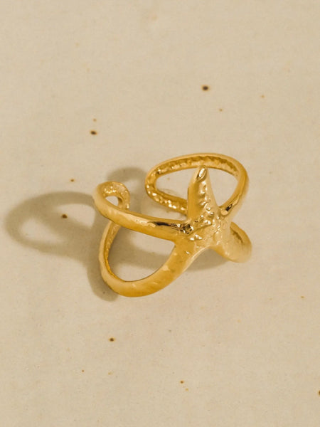 Maui Starfish Wrap Ring