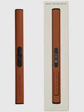 Rechargeable Electric Lighter in Burnt Orange