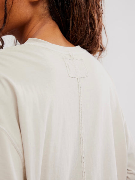 WTF Perfect Oversized Tee in Morning Oat