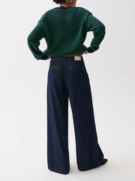 Delphine Wide Leg Pant in Force