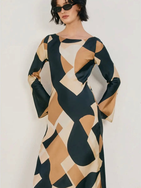 First Class Fit Maxi in Midnight Taupe