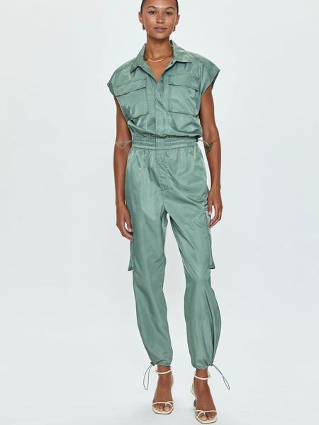 Makenna Jumpsuit in Calvary Olive