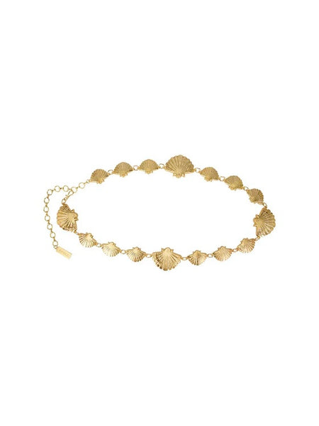 Villa Tropic Chain Belt in Gold