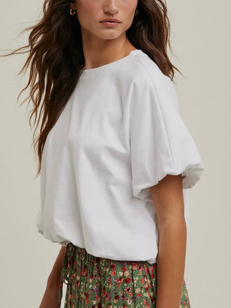 Cloudline Bubble Tee in White