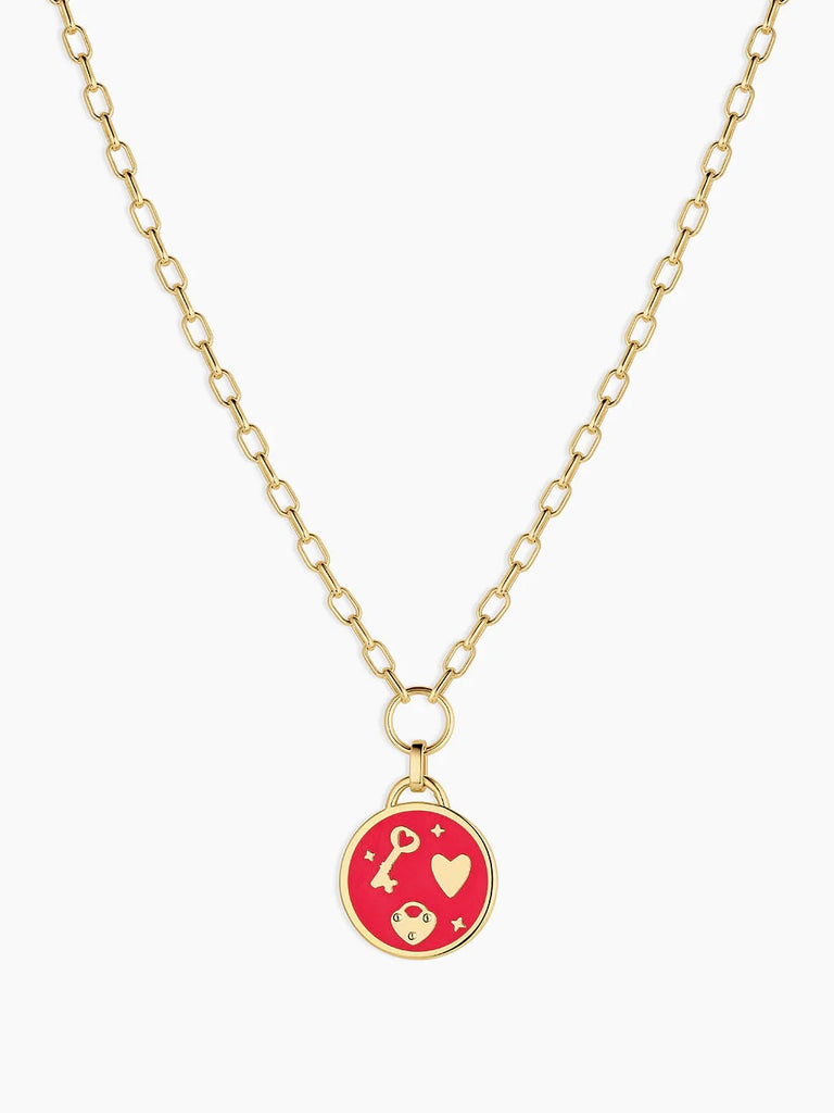 Love U Coin Necklace