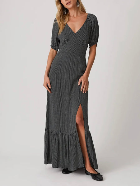 Dottie Maxi Dress in Navy