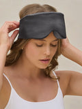 Charcoal Contour Pillow Eye Mask