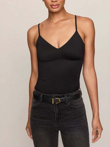 Luxe Smooth Essential Tank in Black