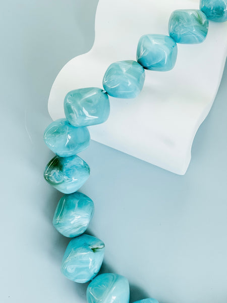 Such A Lady Marble Necklace in Turquoise