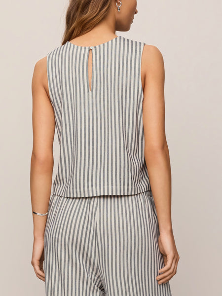 Sloane Knit Striped Top in Eclipse