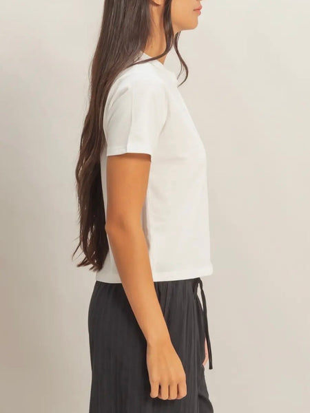 Crews Control Tee in Off White