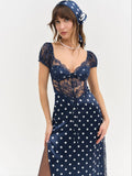 Casey Maxi Dress in Navy