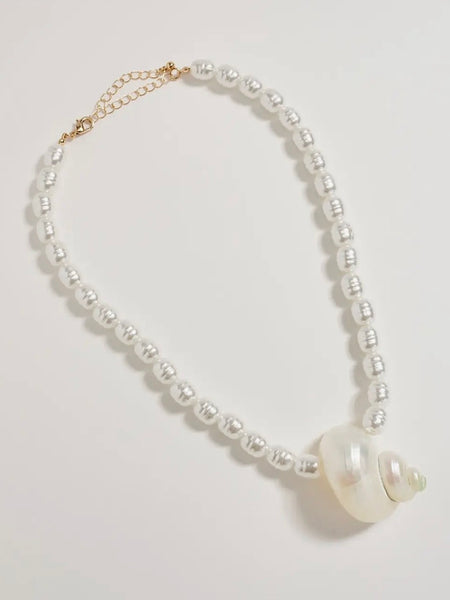 Freshwater Iridescent Pearl Necklace