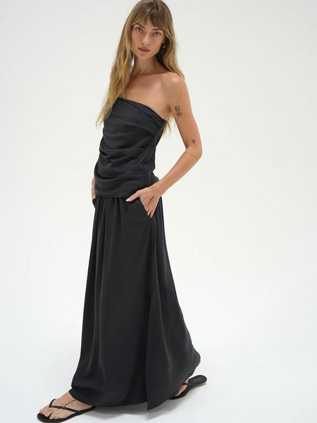 Dania Skirt in Pirate Black