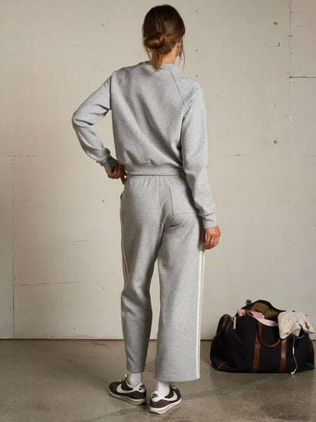 Claud Track Pant in Heather Grey