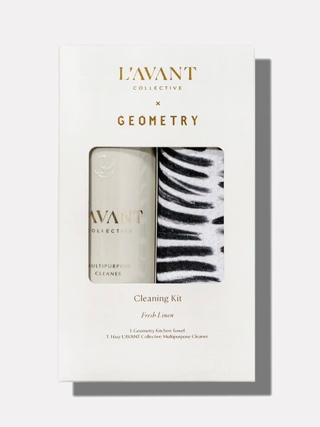 X GEOMETRY Cleaning Kit in Fresh Linen